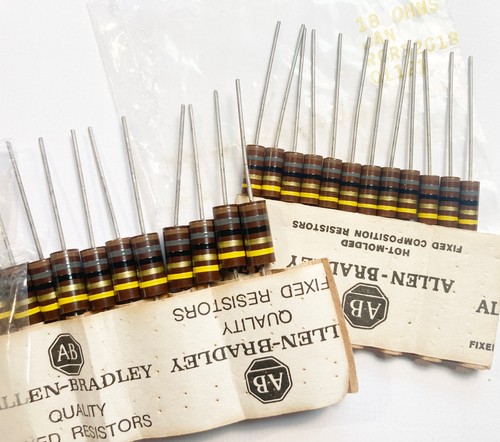 Carbon comp resistors - carbon,
