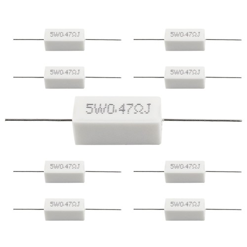 10pcs cement resistor 47 - 10pcs, 5w